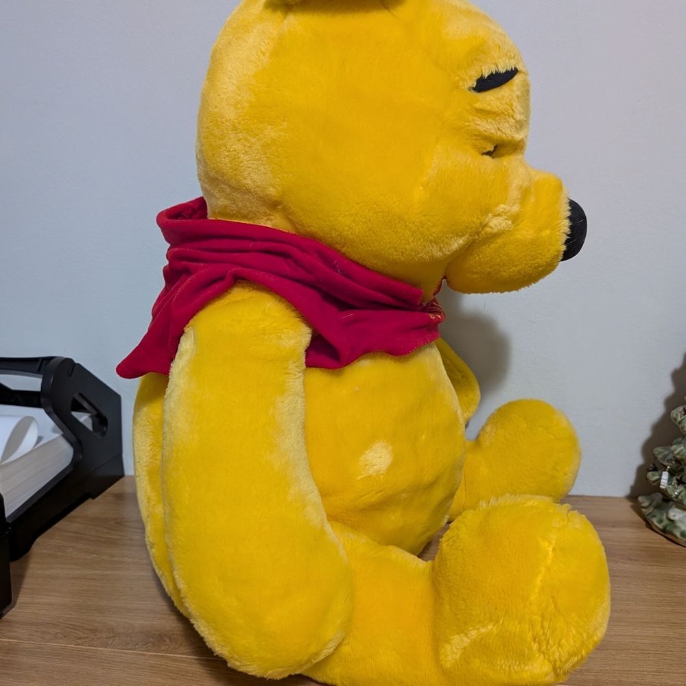 Winnie The Pooh Large Plush 90s Stuffed Bear Kids Toys Baby Boy Girl Cute Fluffy - Picture 5 of 13
